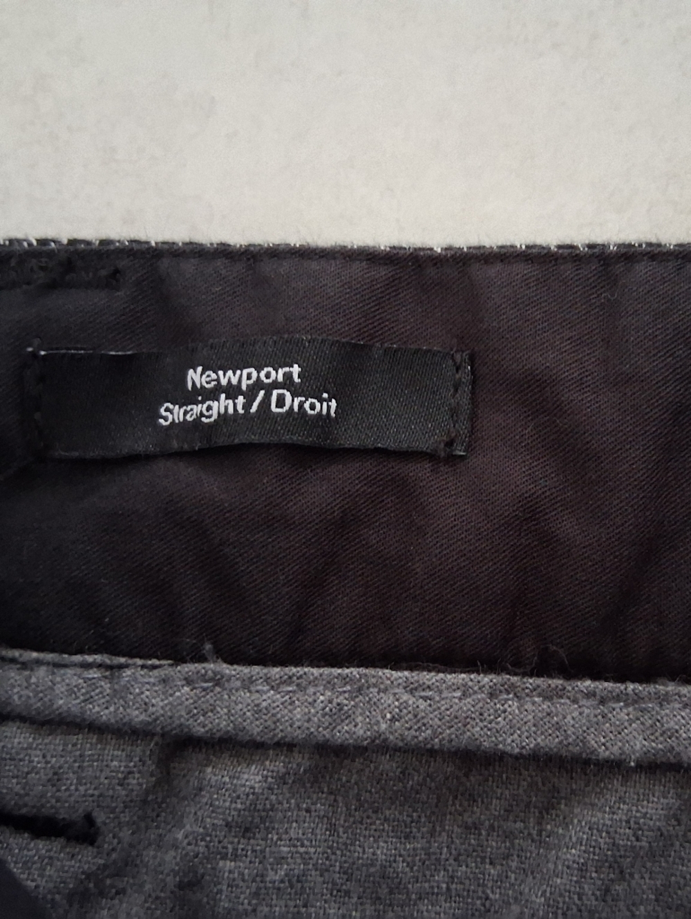 Frank + Oak/ Men's Newport Straight Houndstooth/ Gray Dress Pants/ Size US 31 - Picture 8 of 13